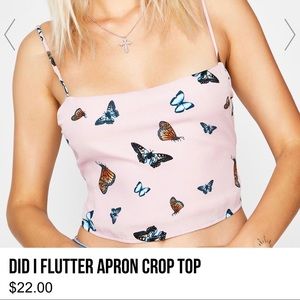 Butterfly Crop Top